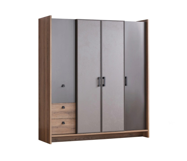 Kupa ACTION Kleiderschrank, 4trg.