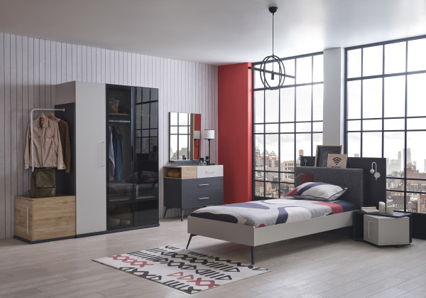 Kupa HARVEY Jugendzimmer Set, 6-tlg.