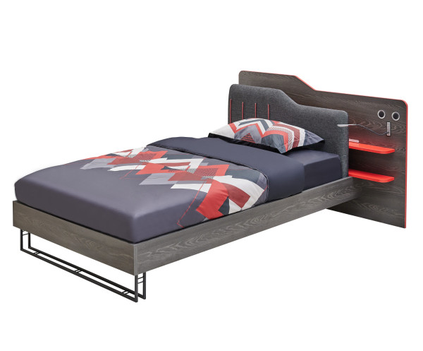 Jugendbett GAMER mit Soundsystem 120x200 cm