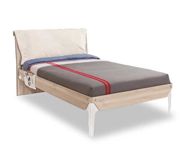 Cilek DUO Bett mit Kissen, 120x200 cm