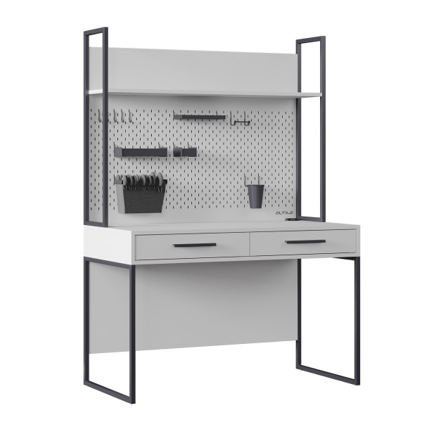 Almila LEGEND Moon Schreibtisch mit Aufsatz