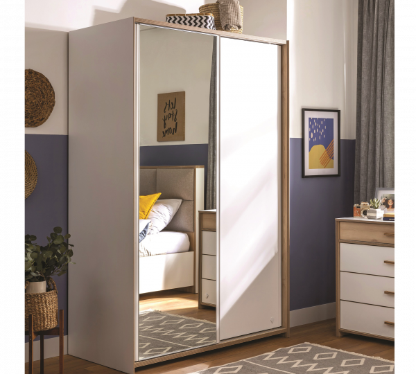 Cilek MODERA Schwebetürenschrank mit Spiegel