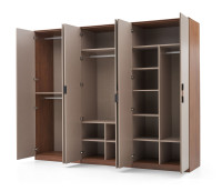 Vorschau: Dogtas NOVA Kleiderschrank 6-türig Vorschau: Dogtas NOVA Kleiderschrank 6-türig