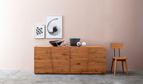 Sideboard aus Eiche UNIKA, Handarbeit, italienisches Design