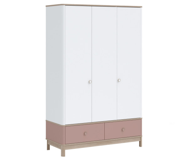 Newjoy BONO PINK Kleiderschrank 3-türig