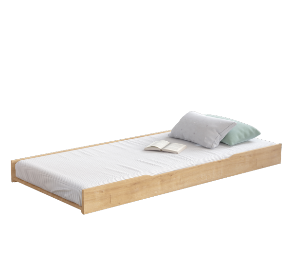 Cilek LINE Bettkasten / Ausziehbett, 90x200 cm- mocha