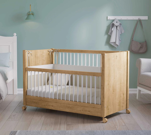 Cilek MOCHA Wheel Babybett / Beistellbett auf Rollen, 60x120 cm